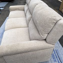 Sofa Knox Oatmeal Recliner 