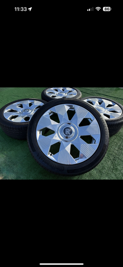 Genuine Rolls Royce Phantom Wheels OEM Factory 22" Ultra Rare Factory Forged