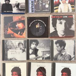 Lot Of Twelve (12) Bob Dylan CDs- Rare/live/bootleg