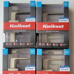 Kwikset Lot Of 4 Bed/bath Door Locks