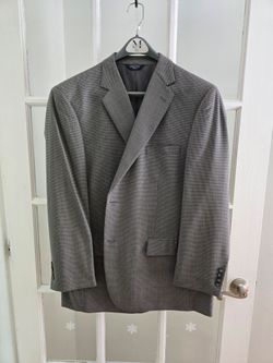 Grey Wool Sport Coat 48 Regular
