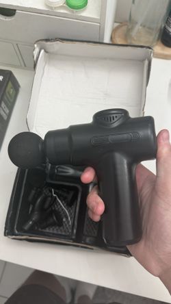 Portable Deep Tissue Massage Gun - 6 Heads (Like New)