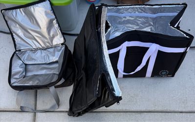 (3) Food Delivery Bags