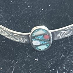 Turquoise Inlay Cuff