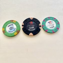Mirage Game chips $25 And $100 Game Chips