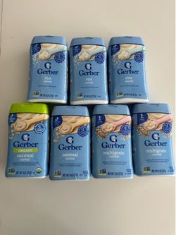 NEW 7 boxes of baby cereal