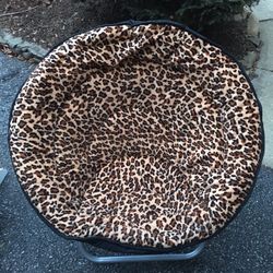 Leopard Saucer Chair