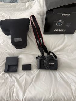 Canon eos r100 mirrorless camera