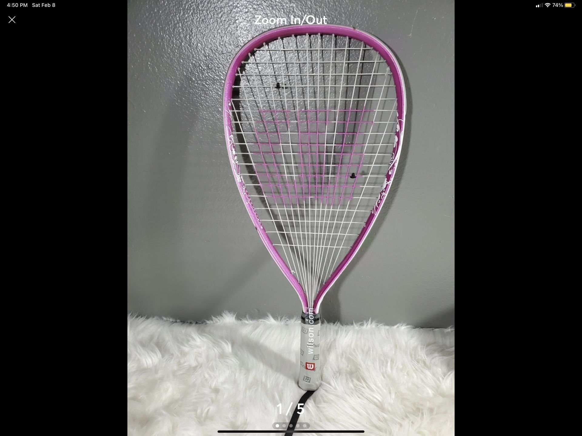 Tennis Racket Size 3 7/8
