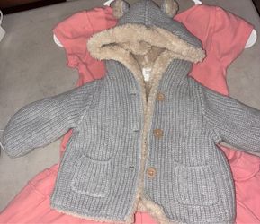 Baby gap button up knit sweater