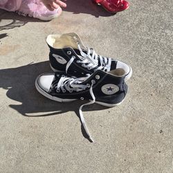 Black HI Top Converse