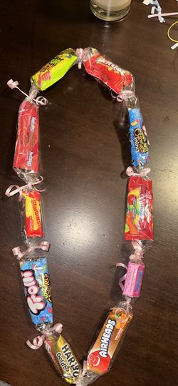 Candy Lei with Skittles, Twizzlers, Starburst, Airheads, Haribo