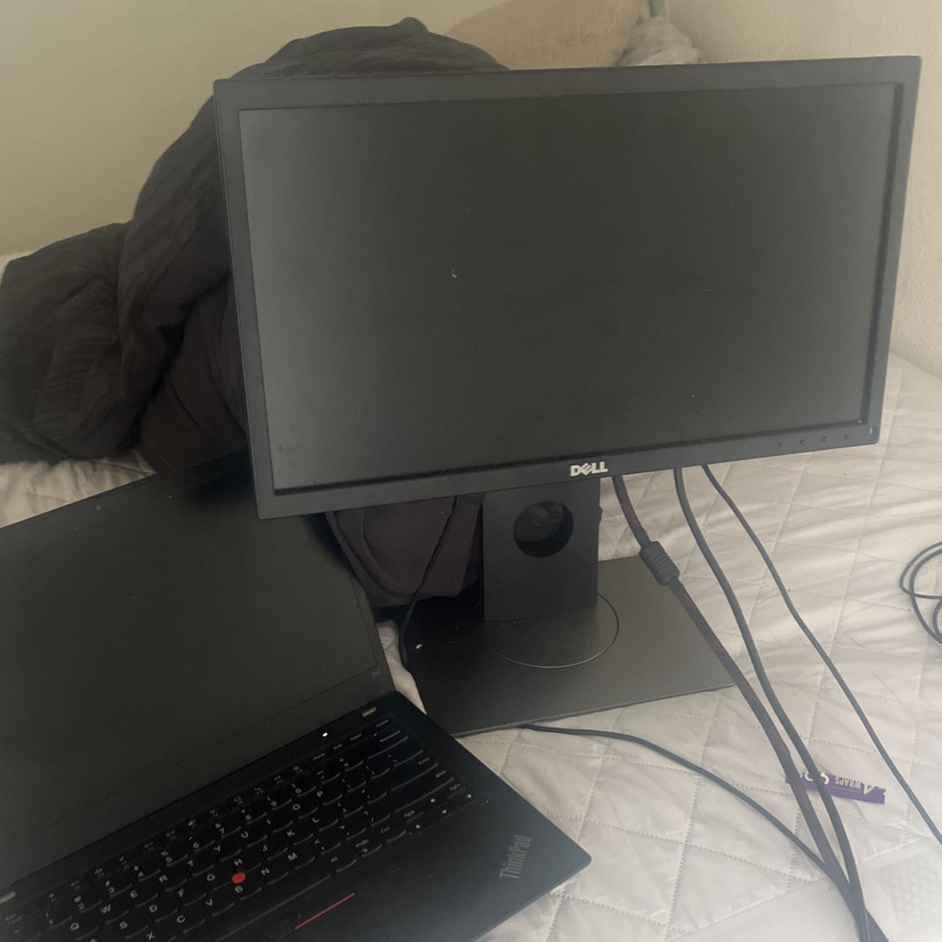 Dell Monitor With Lenovo T14 Laptop Gen 1