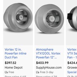 12in Vortex Power Fan