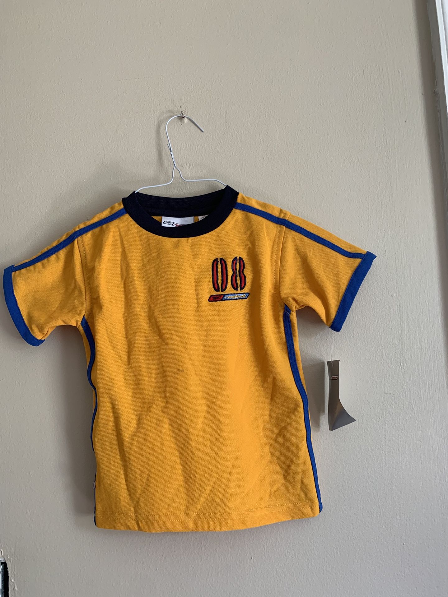 vintage Reebok NBA Jermaine O'Neal jersey  Toddler Size 2T Orange Blue New 
