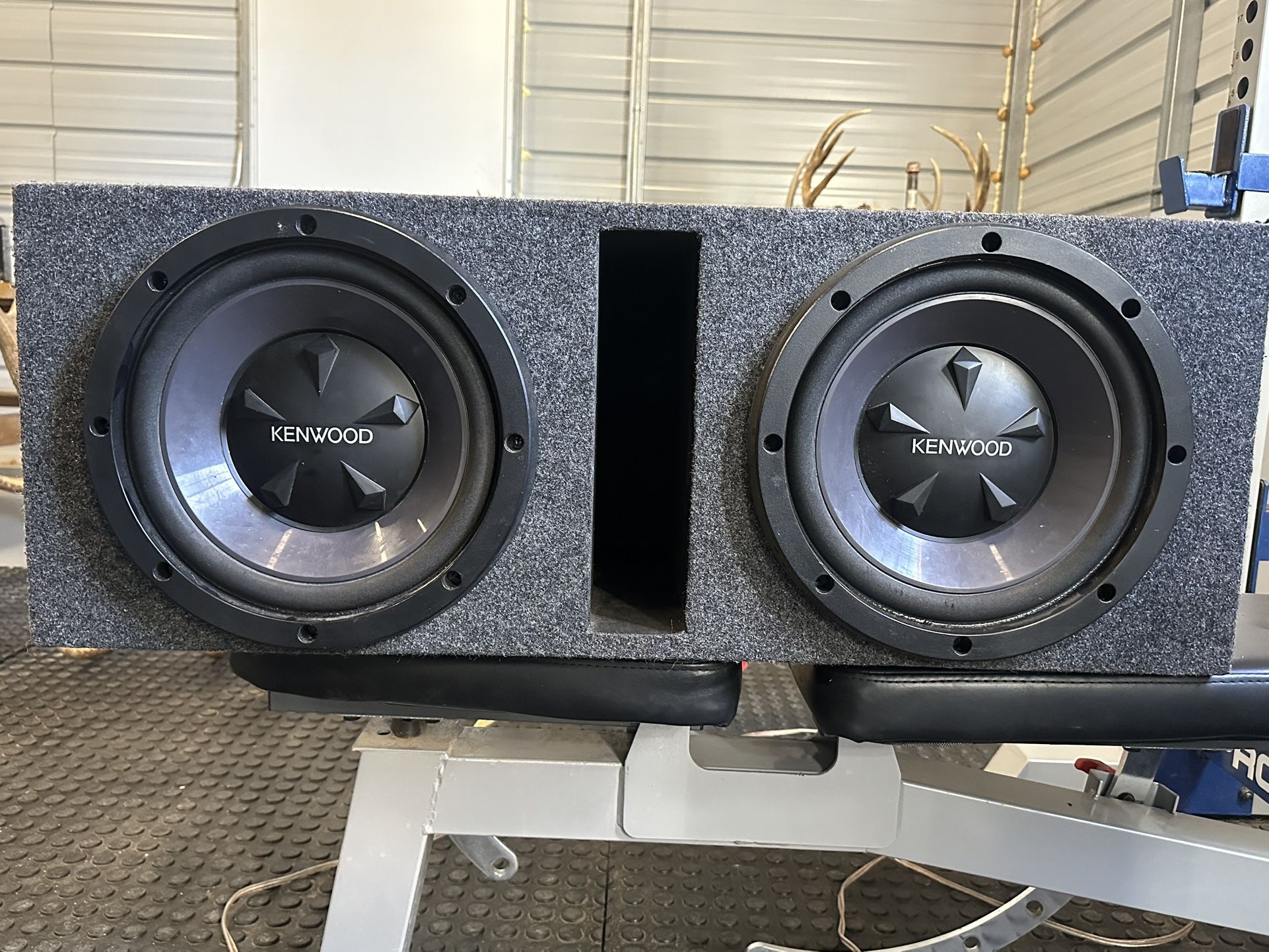 Kenwood 2 12's, Kenwood KAC-5207, BOSS AR.1200.2