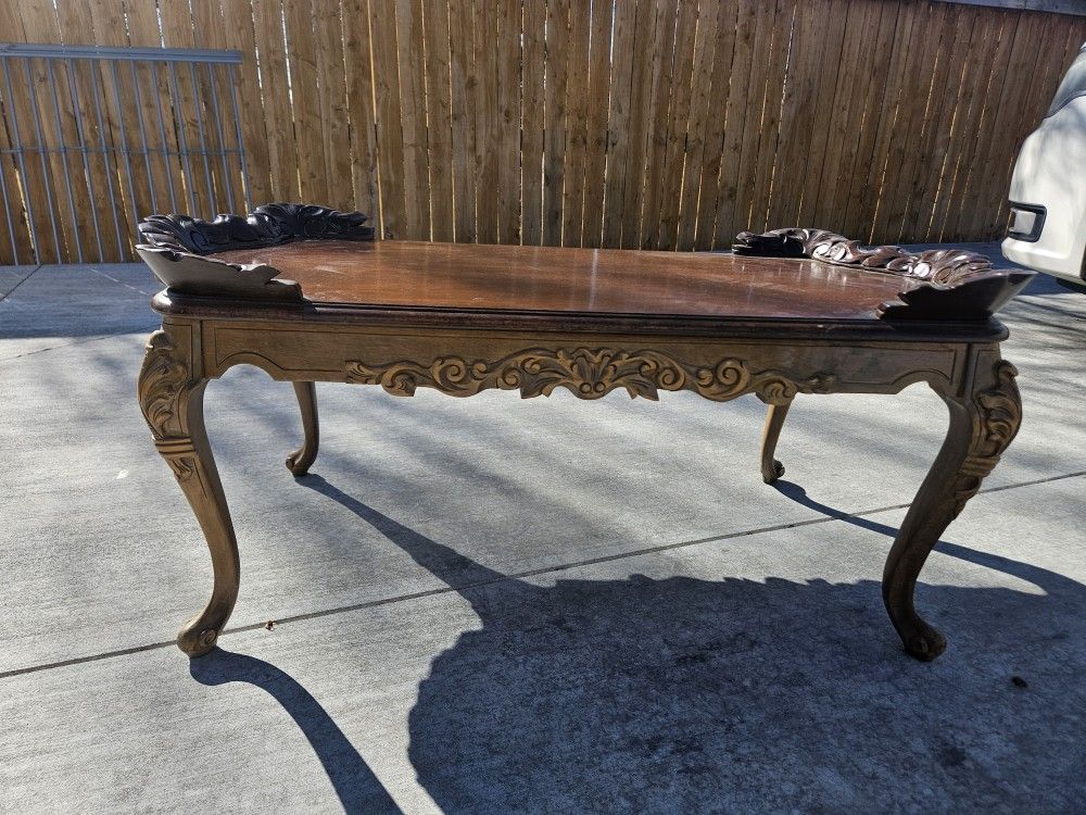 Vintage Wood Coffee Table