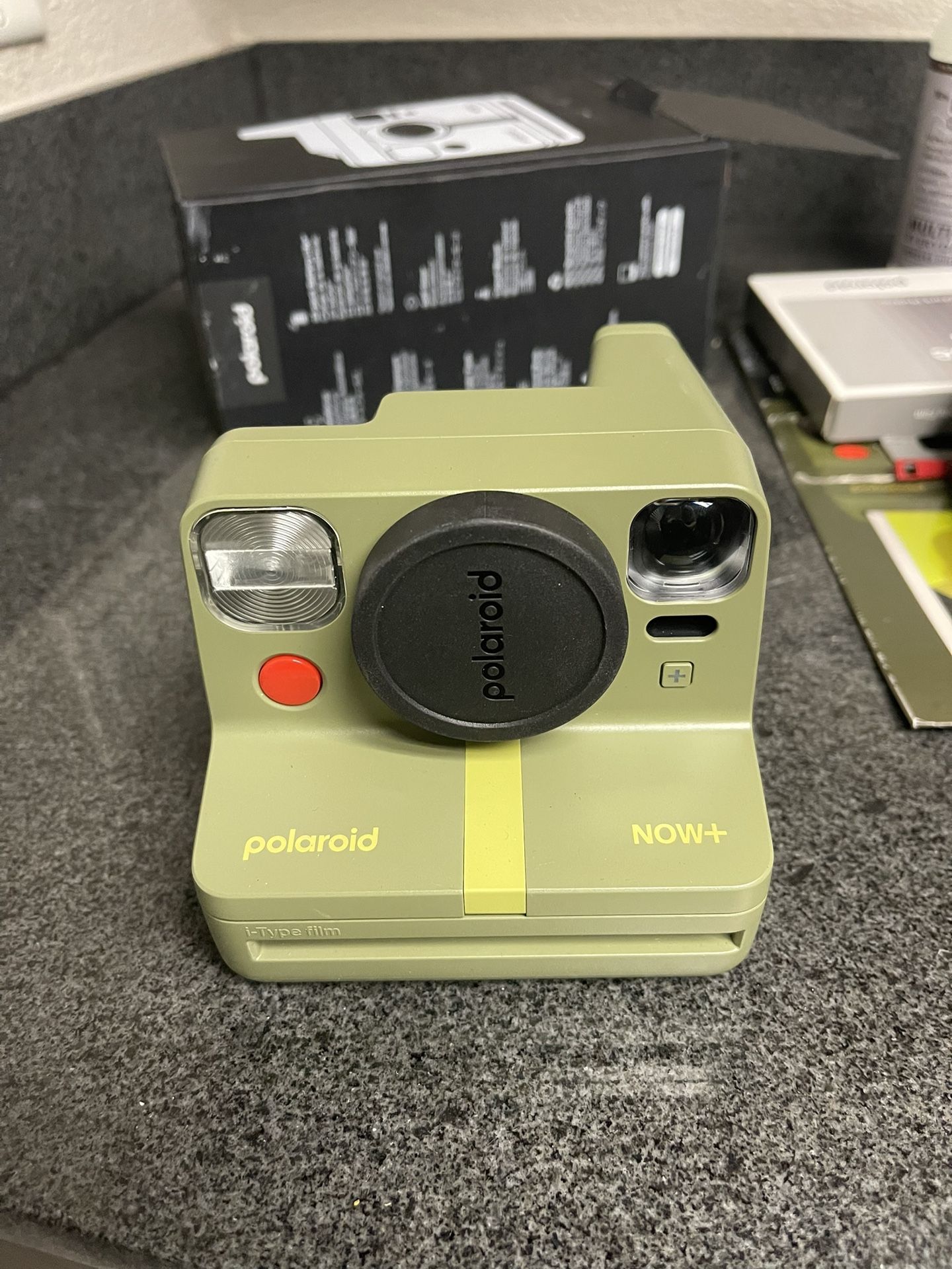 Polaroid Now+ Generation 2 Instant Camera Bundle, Forest Green