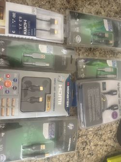 USB HDMI CABLE LOT OF 6 $5 each all for $30
