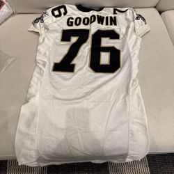 Jonathan Goodwin #76 NO Saints Team Player Issued & Worn Jersey NFL Michigan 