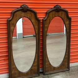 Pair of Mid Century Mirrors 