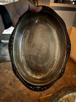 Antique Silver Plated Dish