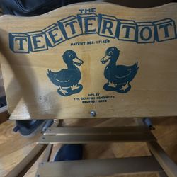 1950s Childs Teeter tot