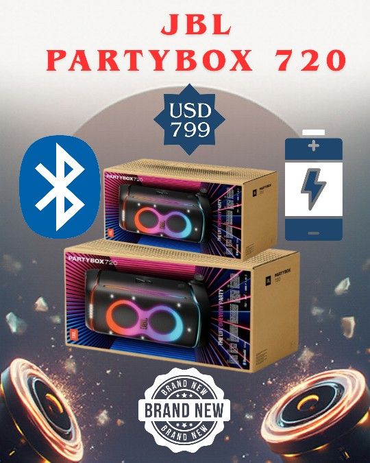 JBL Partybox 720!! Brand New!! Best price in the market!! Mejores precios en el area!!