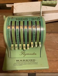 Antique Paymaster