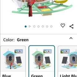 Bird Feeder with Camera, Smart AI Bird Breed Recognition, 1080P Bird Watching Camera with Solar Panel, Auto Capture Bird Videos & Instant Notification