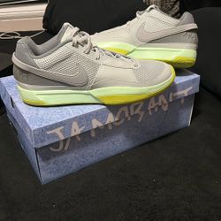 Ja Morant Light Silver shoes 