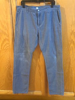 14th & Union Men's Blue Corduroy Pants Size 36 - Excellent Condition
