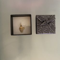 Basketball Necklace Pendant 