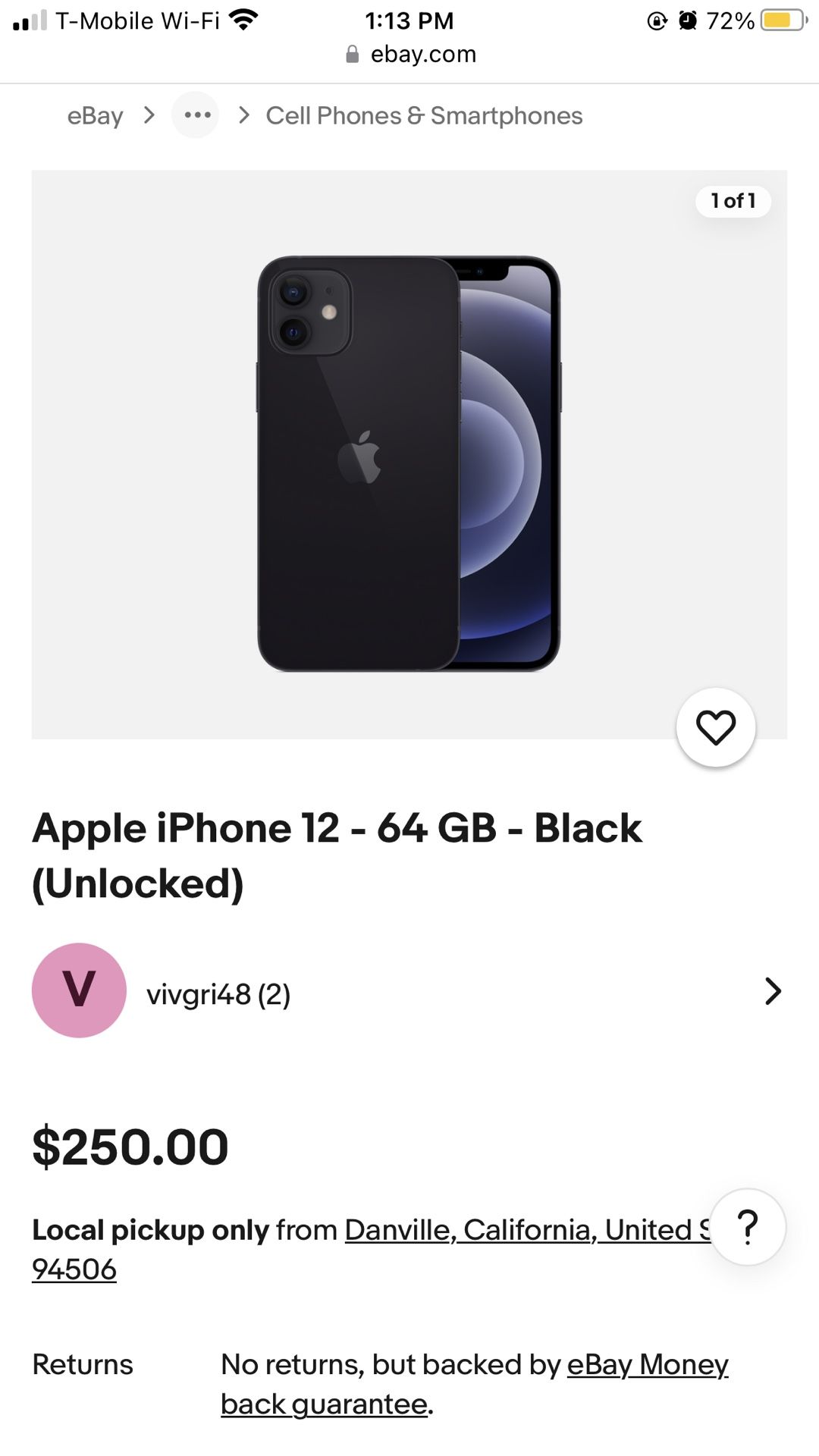 Apple iPhone 12 (UNBLOCKED)