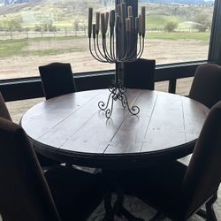 Table and chairs