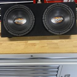 Vintage Kicker Comp 12” Subwoofers