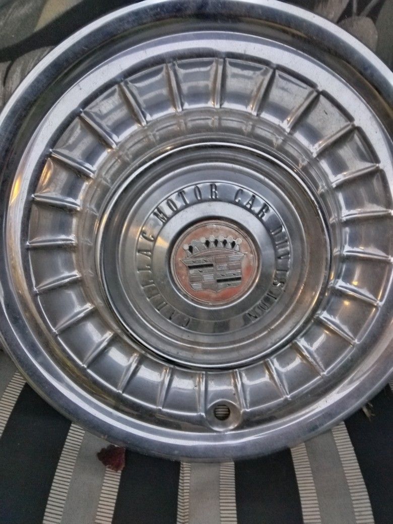 Cadillac Hub Caps, 1956 Collectors Item . $ 150 Set Of 4