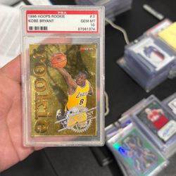 1996 Hoops Rookie Kobe Bryant 10