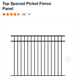 5’ Tall Aluminum Fence