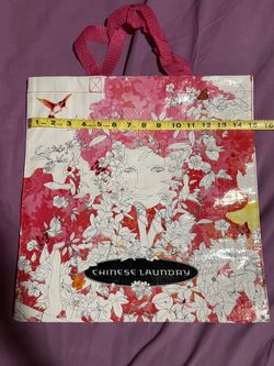 Beautiful Brand New Chinese Laundry Tote Bag 15” X 15”