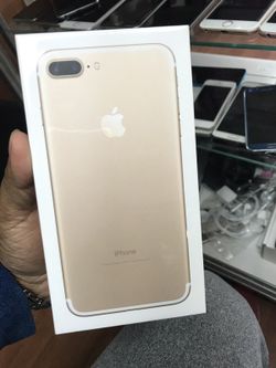 iPhone 7 plus 128gb gold Factory unlocked Sealed