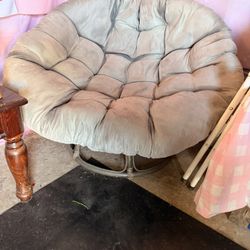 Grey Papasan Chair