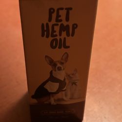 Pet hemp oil