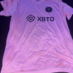 Pink and black XBT0 Lionel Messi Jersey