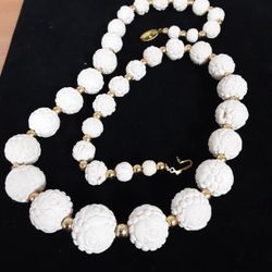 VINTAGE NECHLACE  (1950's), Bubbleite, 