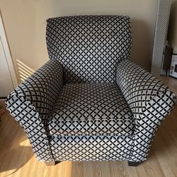 Chair with Ottoman 