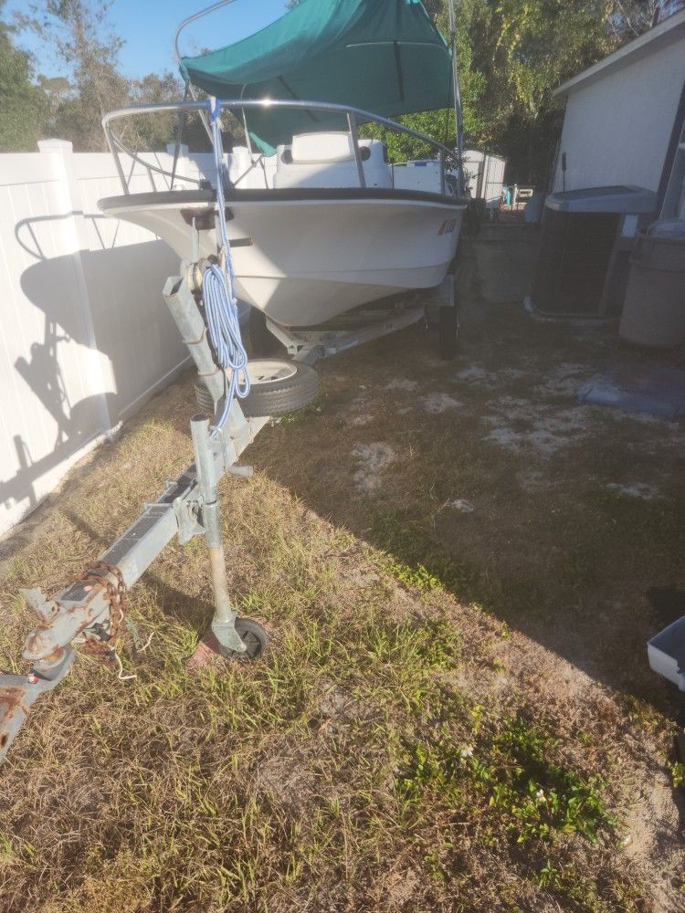 Boston Whaler Jet Boat With Trailer