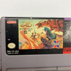 Wanderers III Super Nintendo 