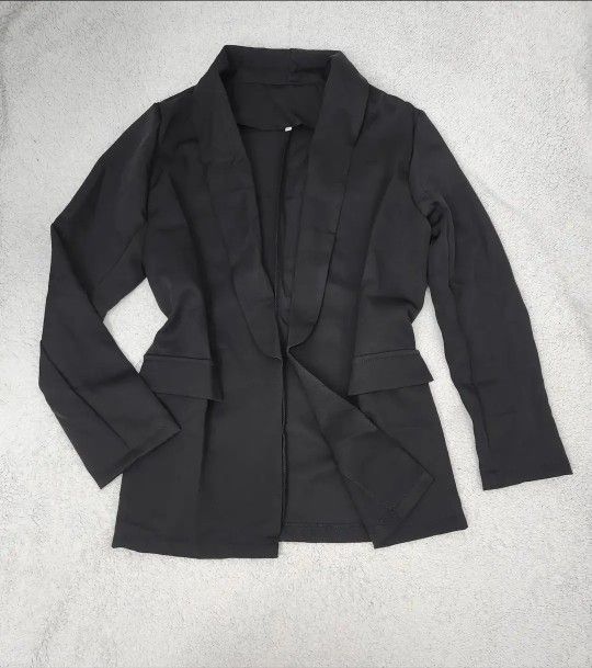 ✅️ Black Cardigan Jacket• Lightweight Blazer• Size S• New Condition• $25firm