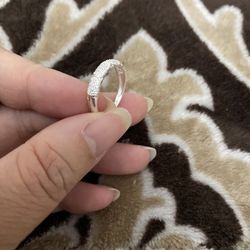 Real 925 Sterling Silver Wedding Band Size 7